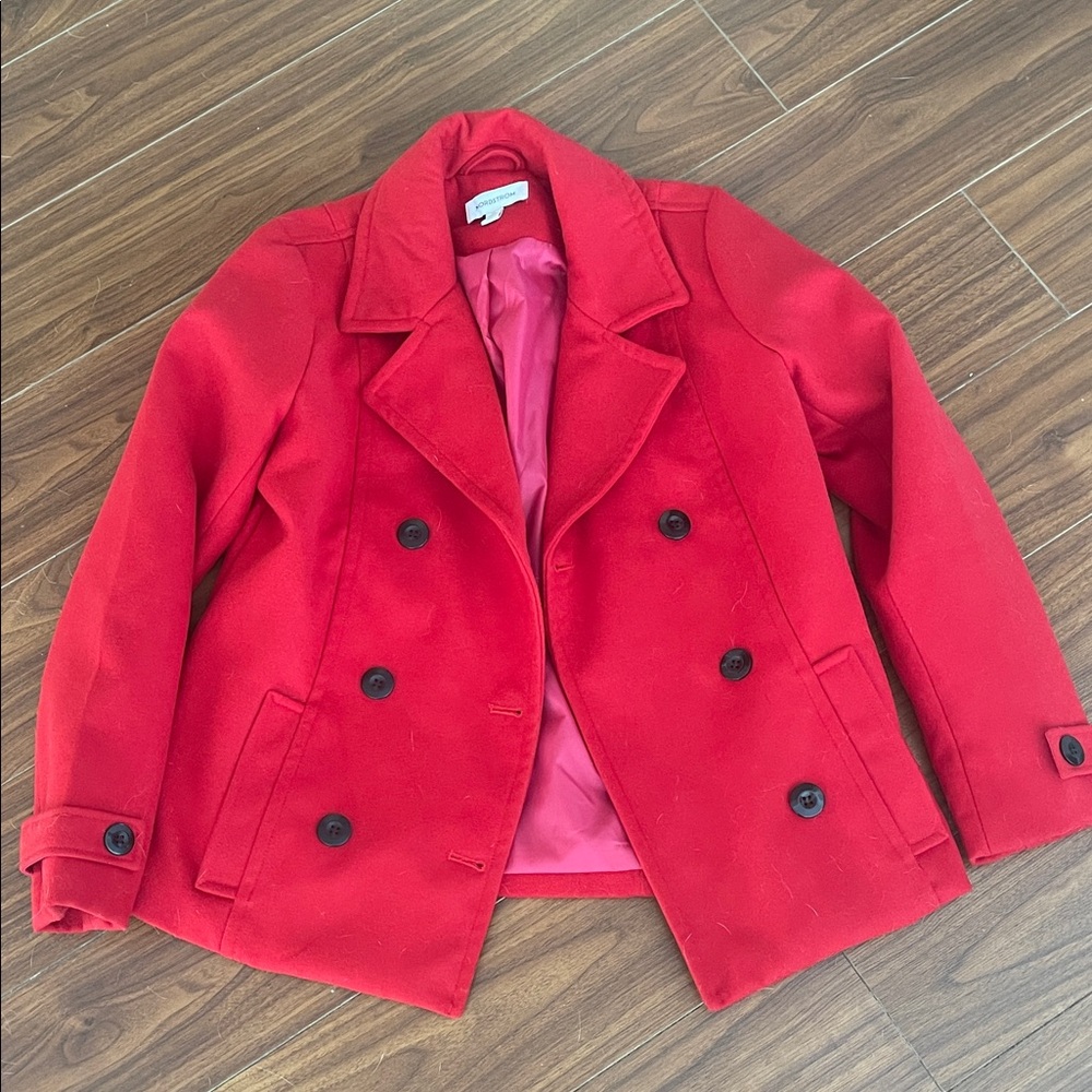 Nordstrom Bold Red Coat